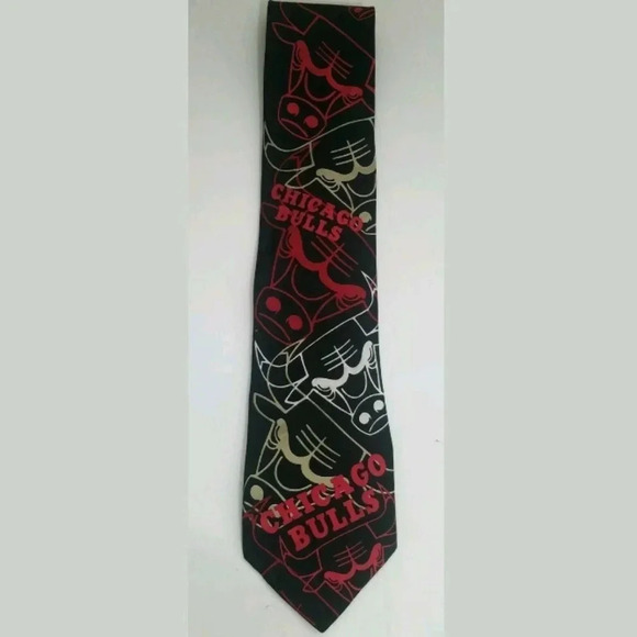 Vintage Chicago Bulls Men's Neck Tie Ralph Marlin - Picture 4 of 7